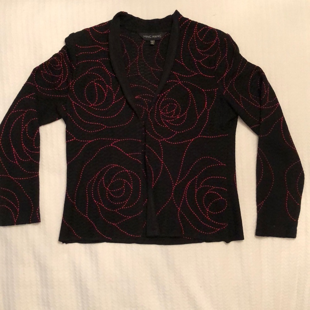 Black Floral Jacket